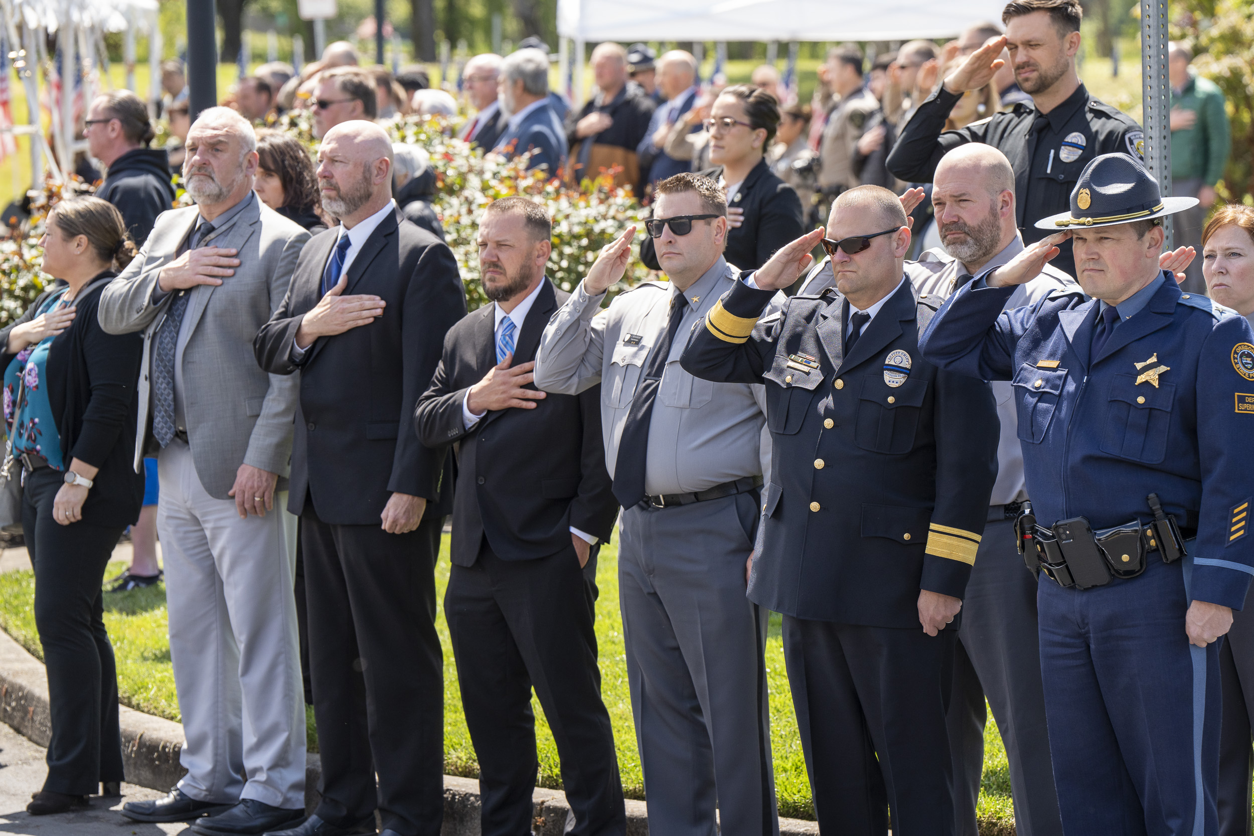 Fallen Officers Honored During Annual Oregon Law Enforcement Memorial Ceremony